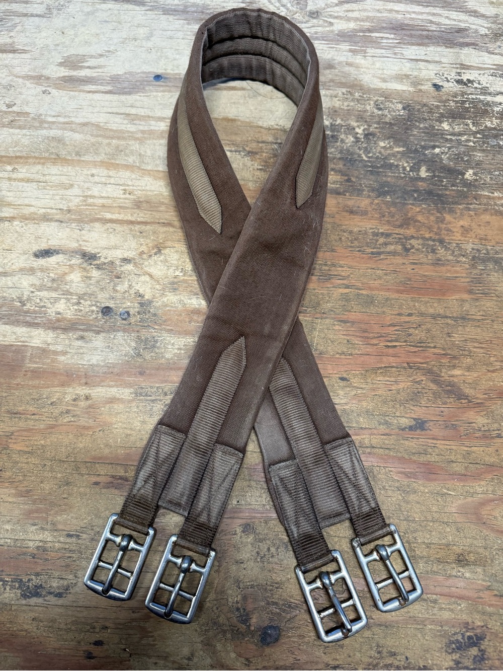 46” brown girth